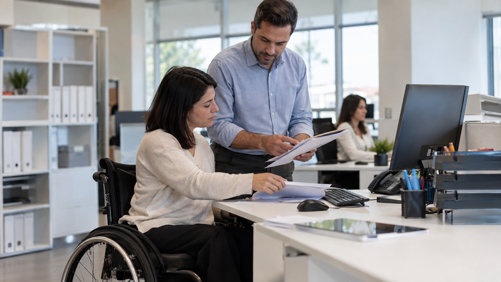 Actividades auxiliares administrativas para personas con discapacidad intelectual